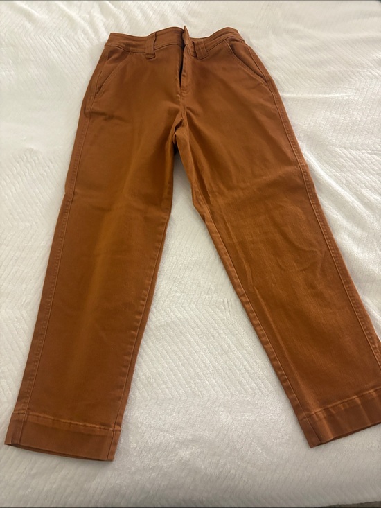 a new day Pants - a new day Women's Straight-Leg Chino Pants in Rust